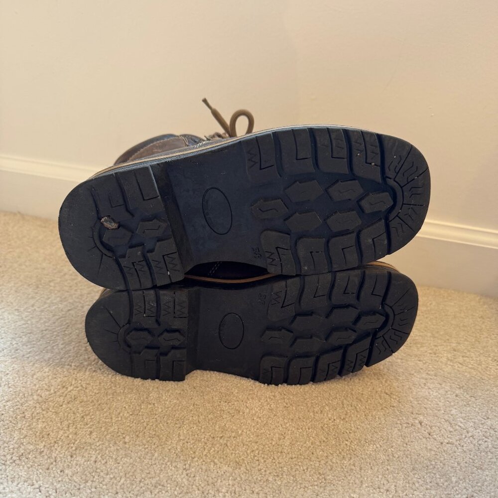 Vintage Steel TipBrown Lace-Up Hiking Boots from Aldo shoes. Womens 7.5 - Picture 5 of 5